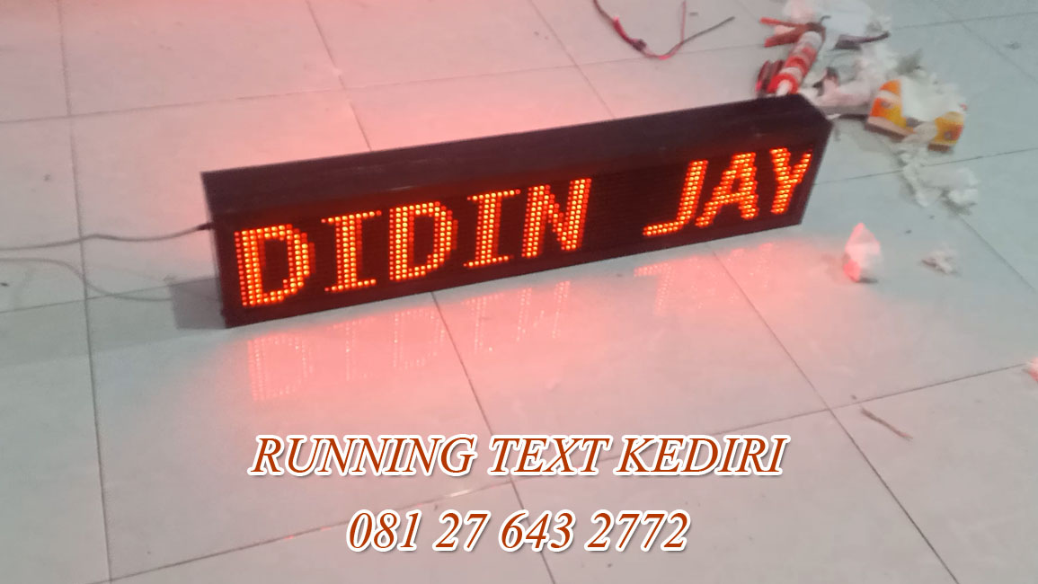 <p>Jual running text led dengan ukuran 1 meter bolak-balik warna merah berkualitas tinggi di wilayah Kediri Blitar Nganjuk Jombang Tulungagung. Garansi 1 tahun dengan ketahanan yang luar biasa bagus.</p>